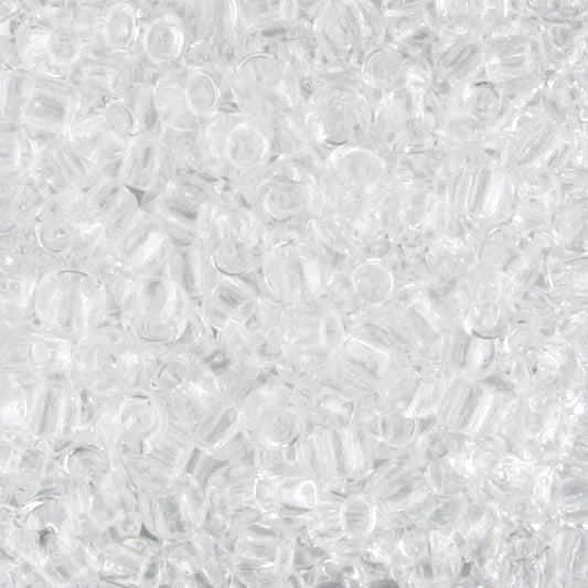8/0 Transparent Crystal - 10 grams