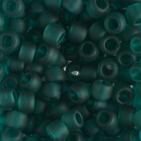 6/0 Transparent Frosted Teal - 10 grams