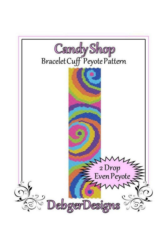 Candy Shop Bracelet Pattern - PDF