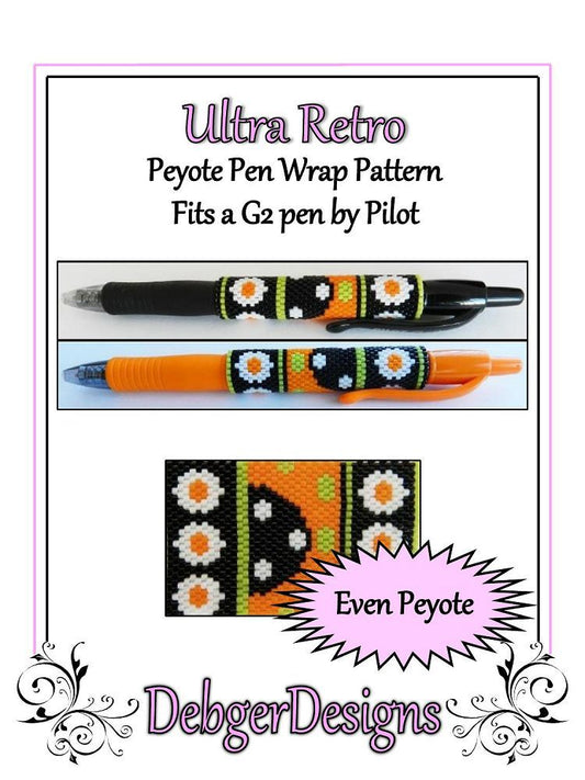 Ultra Retro Pen Wrap Pattern - PDF