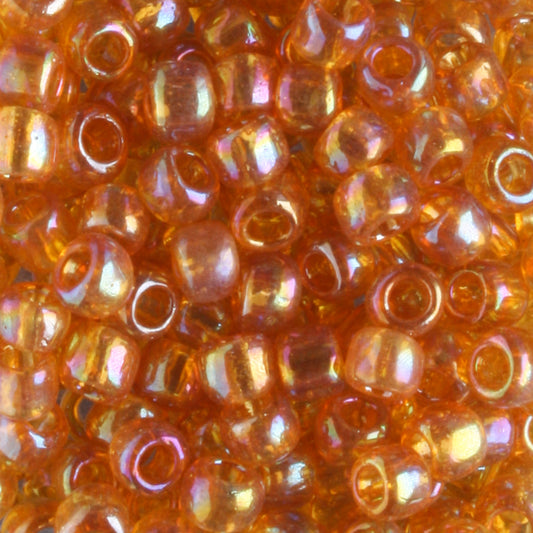 6/0 Transparent Rainbow Topaz - 10 grams