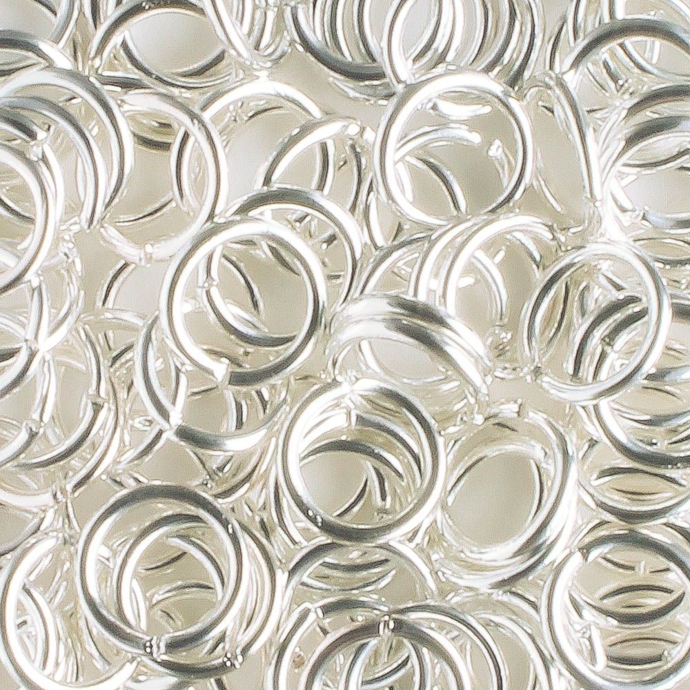 Jumpring 6mm Silver 20 Ga - qty 100
