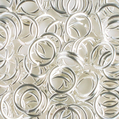 Jumpring 6mm Silver 20 Ga - qty 100