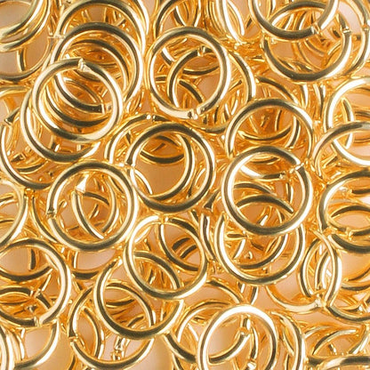 Jumpring 6mm Gold 20 Ga - qty 100