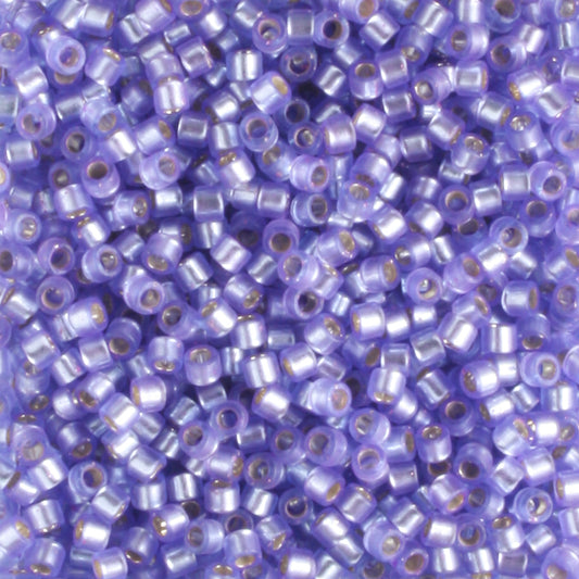 DB0694 Silver Lined Frosted Purple