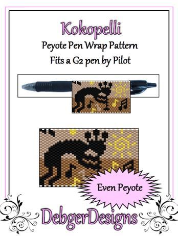 Kokopelli Pen Wrap Pattern - PDF