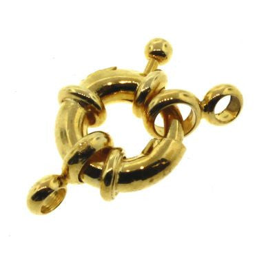 Spring Ring Clasp Gold