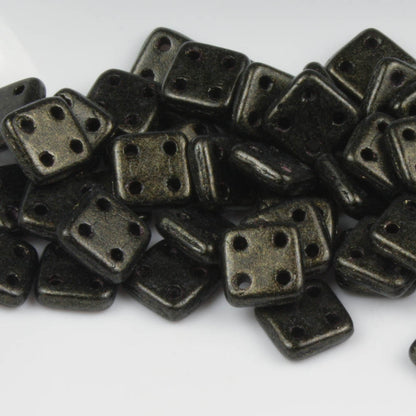 QuadraTile Metallic Suede Dark Green - 10 grams