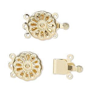 3 Strand Clasp Gold