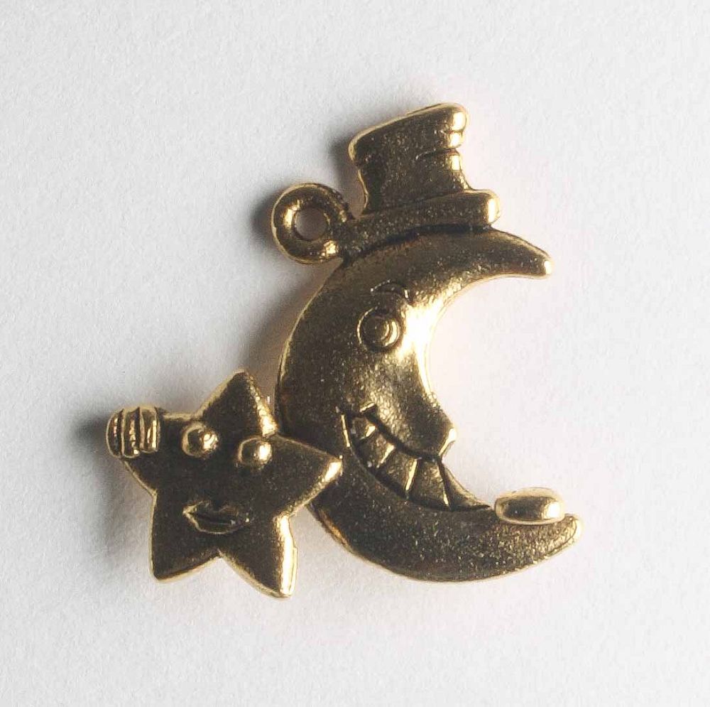 Charm - Moon and Star