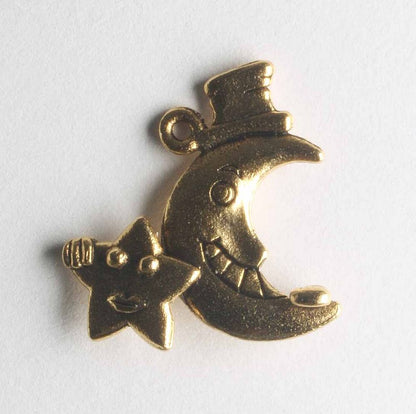 Charm - Moon and Star