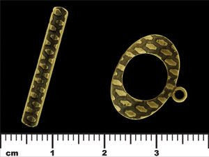 Toggle Clasp Antique Brass