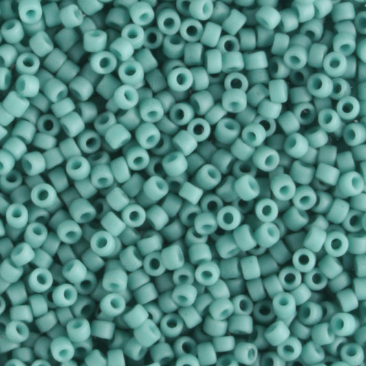 15/0 Semi Glazed Turquoise - 5 grams