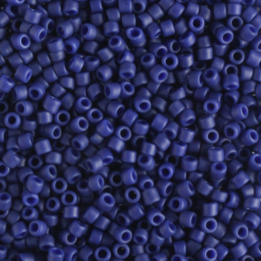 15/0 Semi Glazed Navy Blue - 5 grams