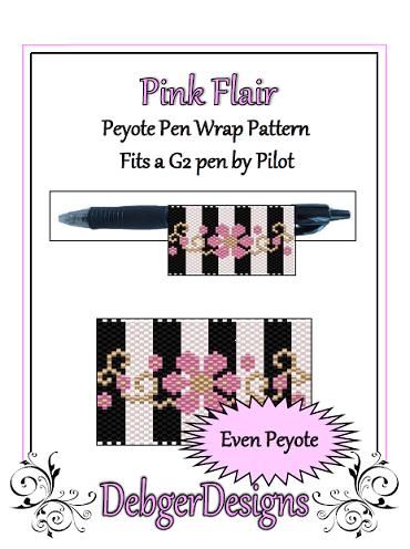 Pink Flair Pen Wrap Pattern - PDF