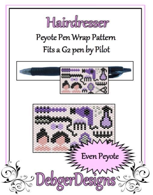 Hairdresser Pen Wrap Pattern - PDF