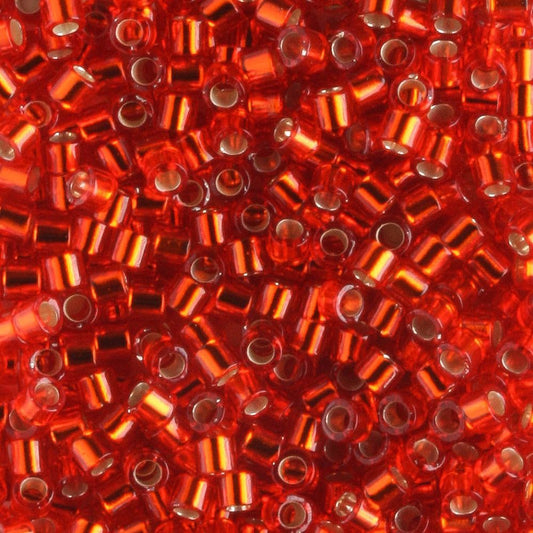 DBM0043 Silver Lined Orangish Red - 5 grams
