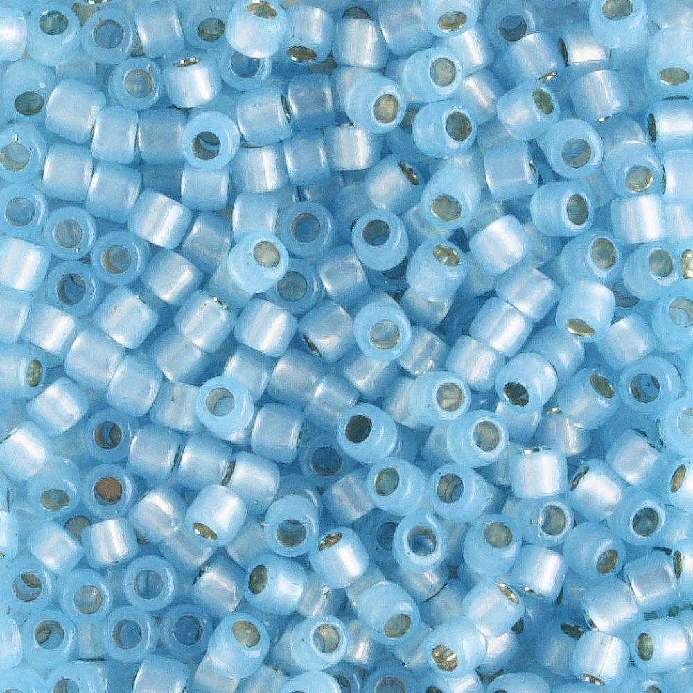 DBM0628 Silver Lined Baby Blue Opal