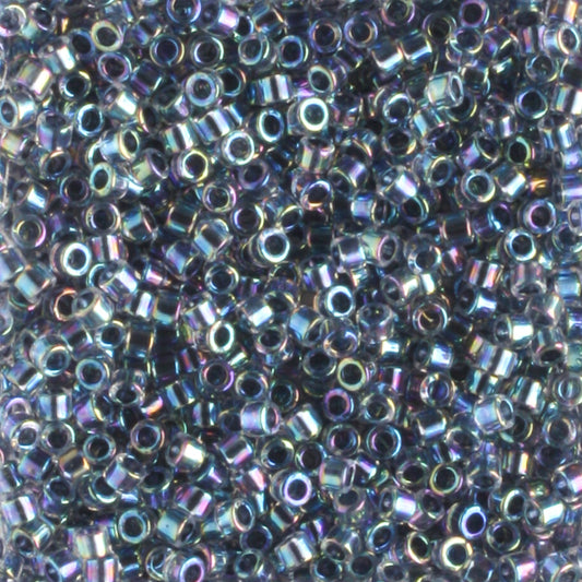 DB0086 Color Lined Rainbow Gunmetal Blue