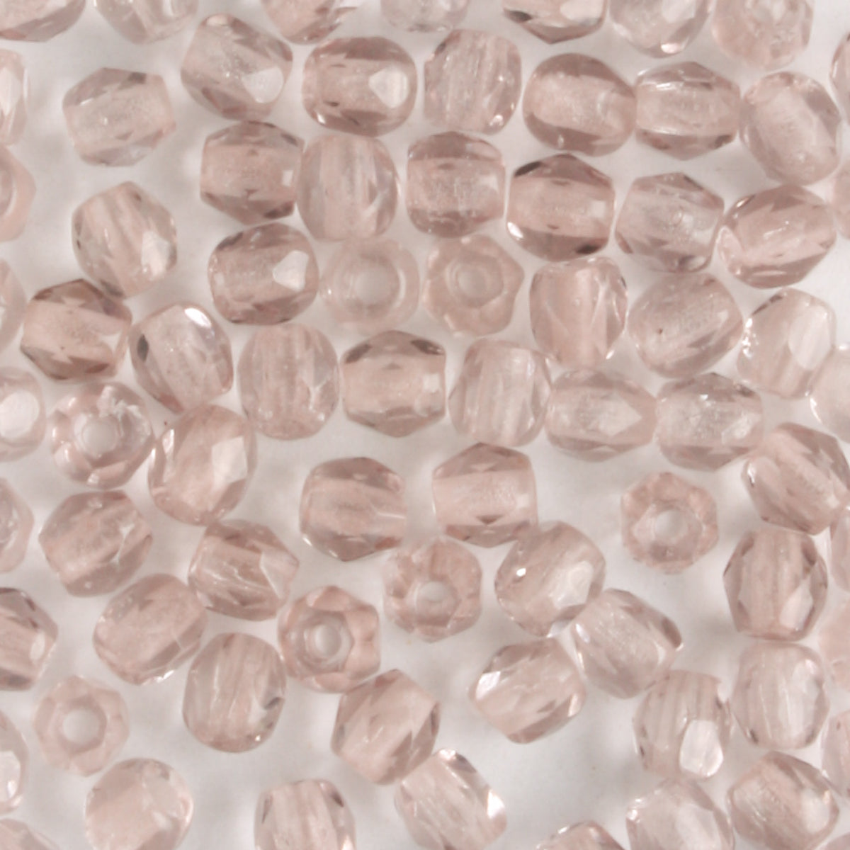 3mm Round Fire Polish Dusty Lilac
