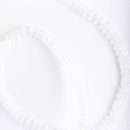 Chinese Crystal Rondelles - 8" strand
