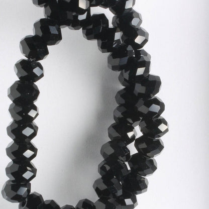 Chinese Crystal Rondelles - 8" strand