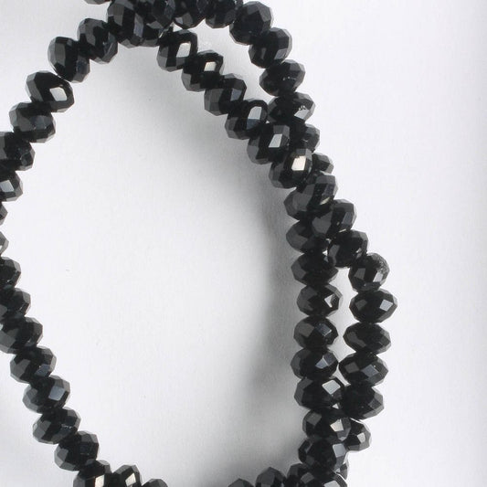 Chinese Crystal Rondelles - 8" strand