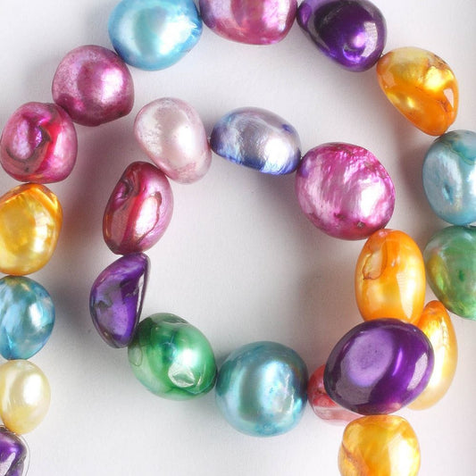 Freshwater Pearls - Dyed - 8" strand