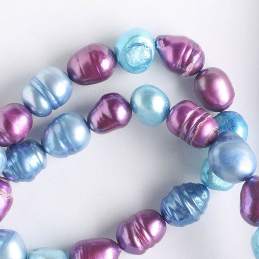 Freshwater Pearls - Dyed - 8" strand