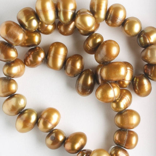 Freshwater Pearls - Dyed - 8" strand