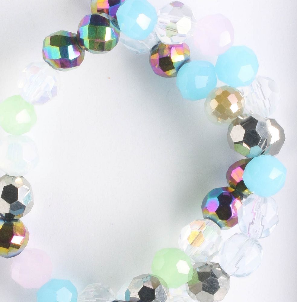 Chinese Crystal Rounds - 8" strand