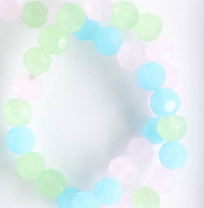 Chinese Crystal Rounds - 8" strand