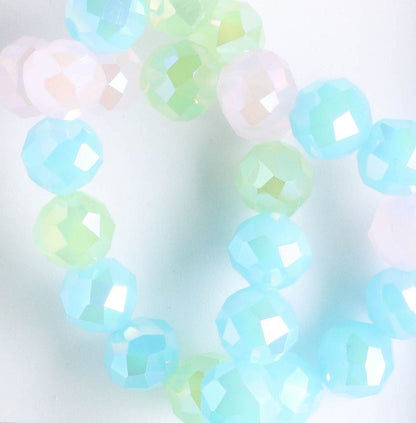 Chinese Crystal Rounds - 8" strand