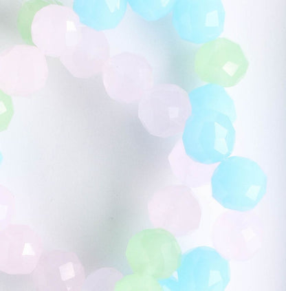 Chinese Crystal Rounds - 8" strand