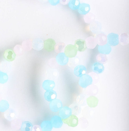 Chinese Crystal Rounds - 8" strand