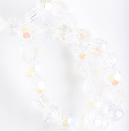 Chinese Crystal Rounds - 8" strand