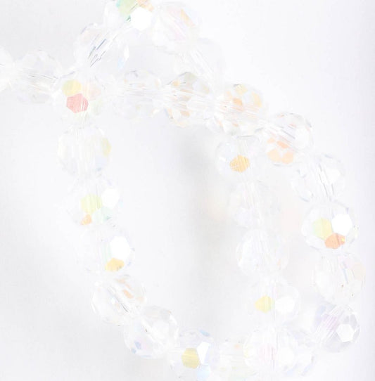 Chinese Crystal Rounds - 8" strand