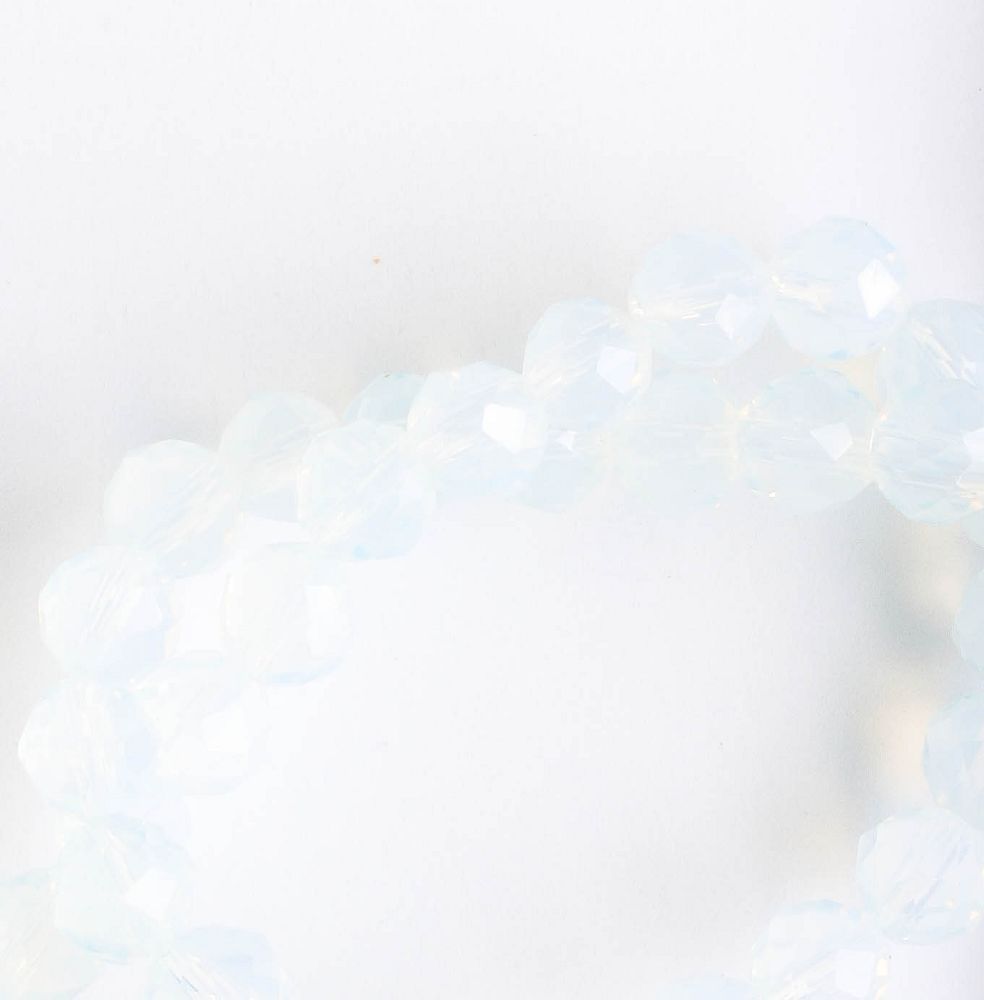 Chinese Crystal Rounds - 8" strand