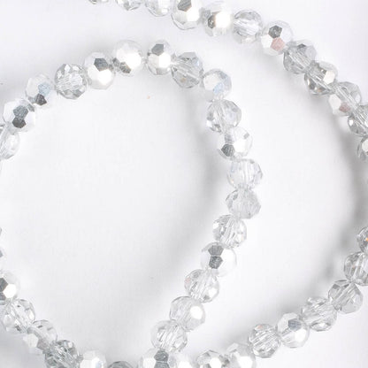 Chinese Crystal Rounds - 8" strand