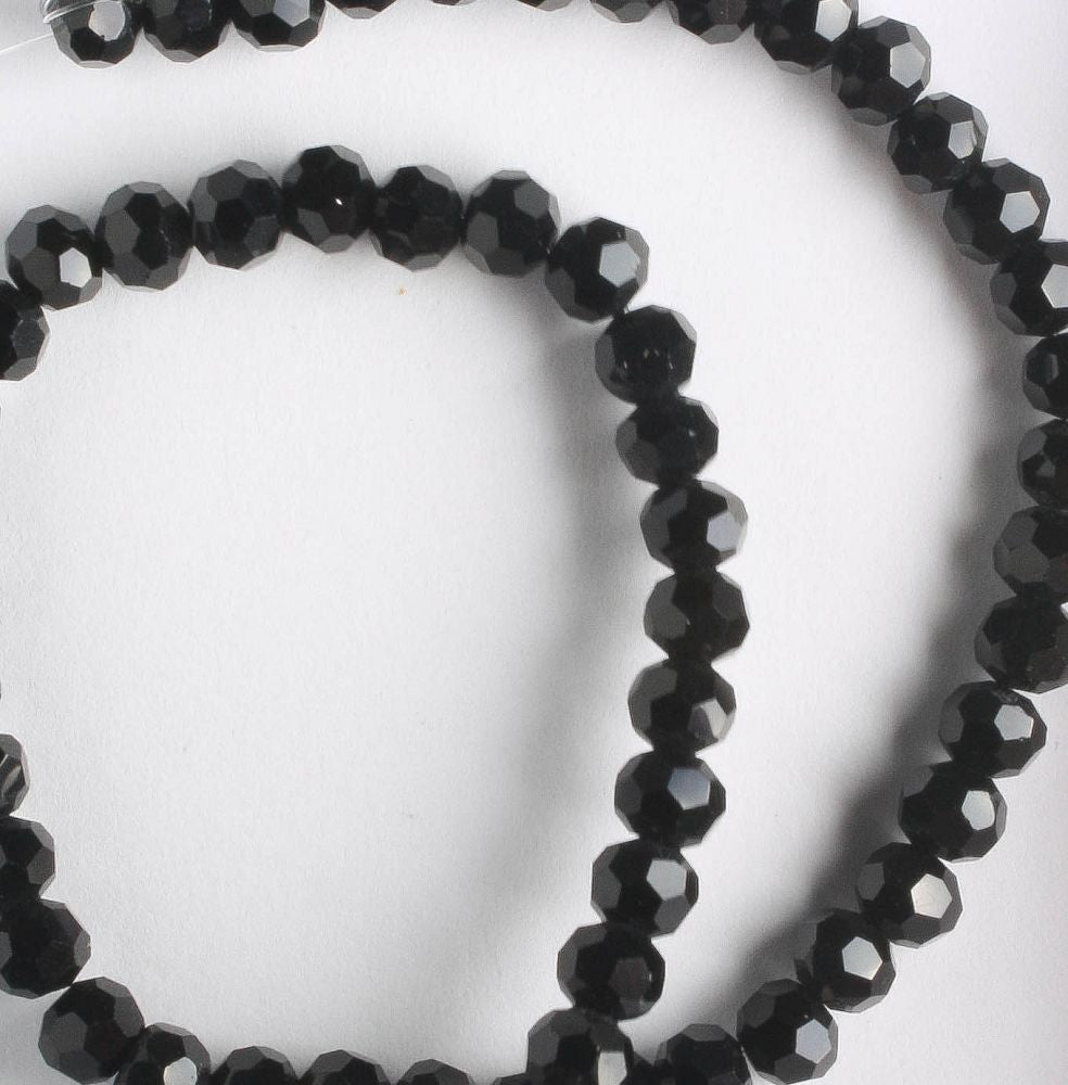 Chinese Crystal Rounds - 8" strand