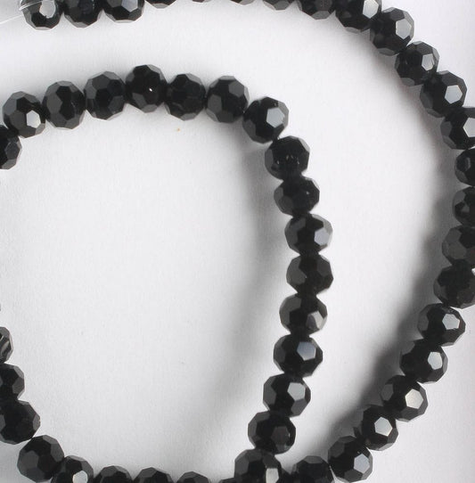 Chinese Crystal Rounds - 8" strand