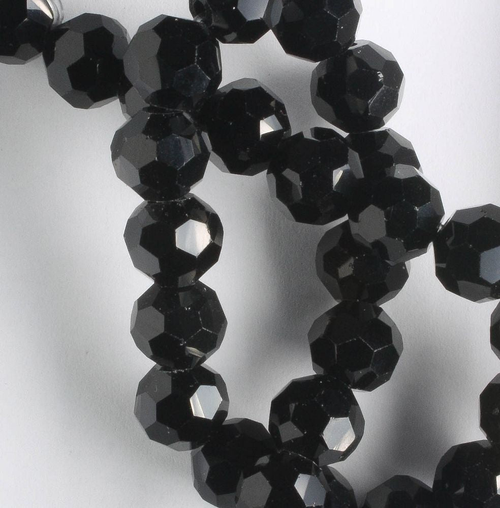 Chinese Crystal Rounds - 8" strand