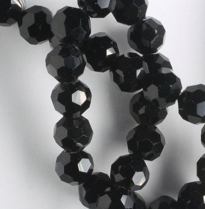 Chinese Crystal Rounds - 8" strand