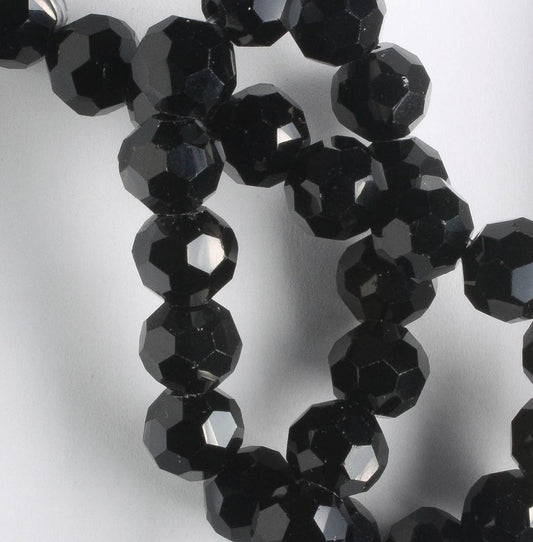 Chinese Crystal Rounds - 8" strand