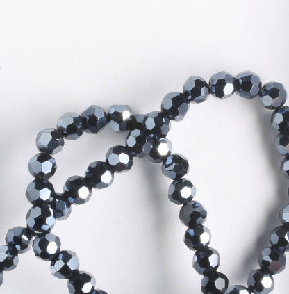 Chinese Crystal Rounds - 8" strand