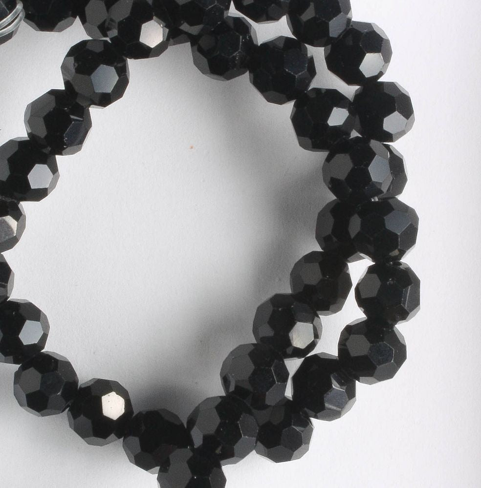Chinese Crystal Rounds - 8" strand