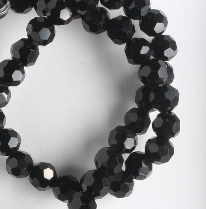 Chinese Crystal Rounds - 8" strand