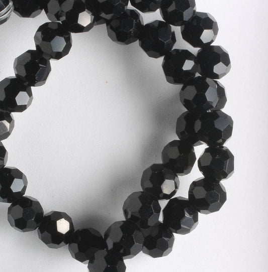 Chinese Crystal Rounds - 8" strand
