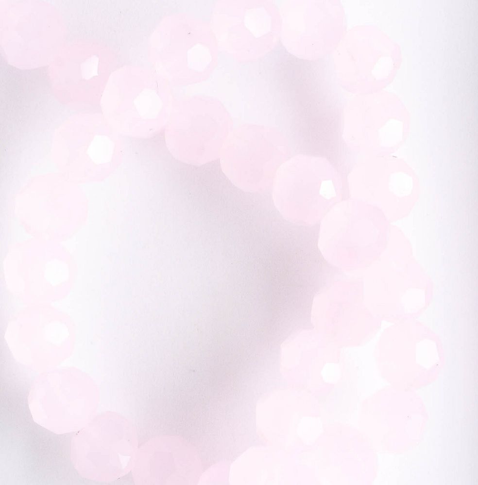 Chinese Crystal Rounds - 8" strand