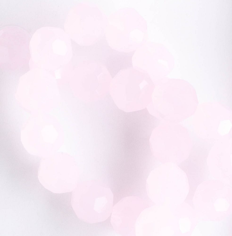 Chinese Crystal Rounds - 8" strand